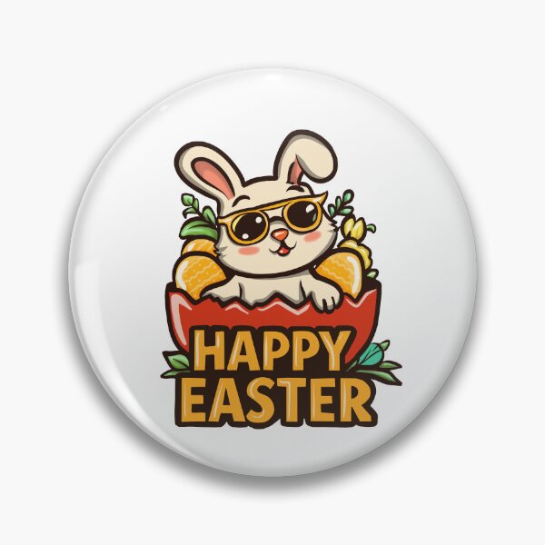 Item preview, Cool Easter Bunny in Egg Sunglasses Happy Easter designed and sold by CinthyaNovae.