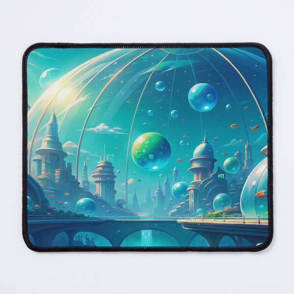 Item preview, Futuristic Undersea Cityscape designed and sold by Wonderful World of Whimsy.