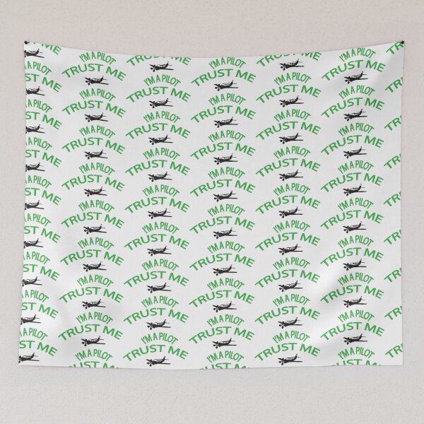 Item preview, Trust Me I'm a Pilot Funny Pilot Aviation Humor Design designed and sold by Moriarty's Digital Visions.