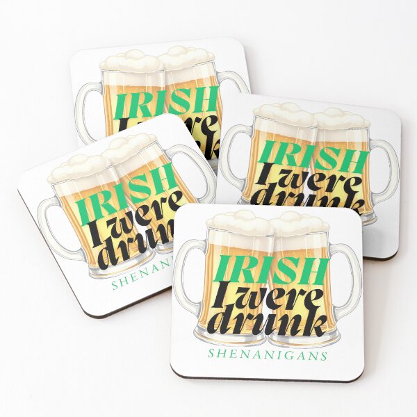 Item preview, Irish I Were Drunk Funny St Patrick's Day Beer Shenanigans Gift designed and sold by Winetastic-Art.