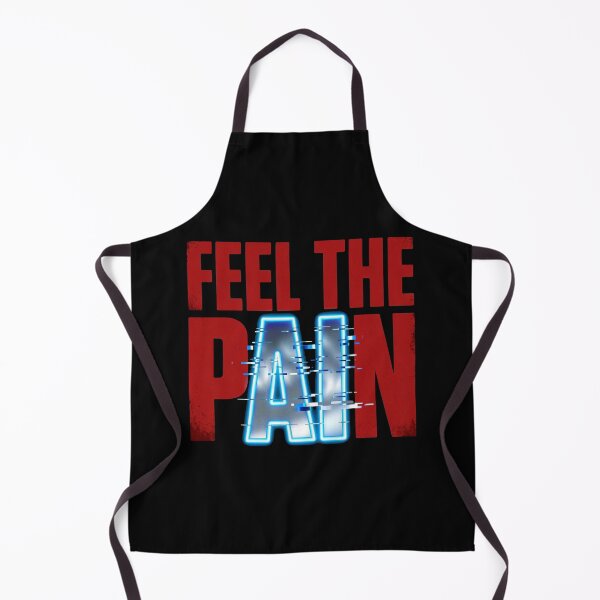 Item preview, Feel The Pain AI Glitch | Ironic AI Streetwear Art designed and sold by REAL IRISH GIFTS.