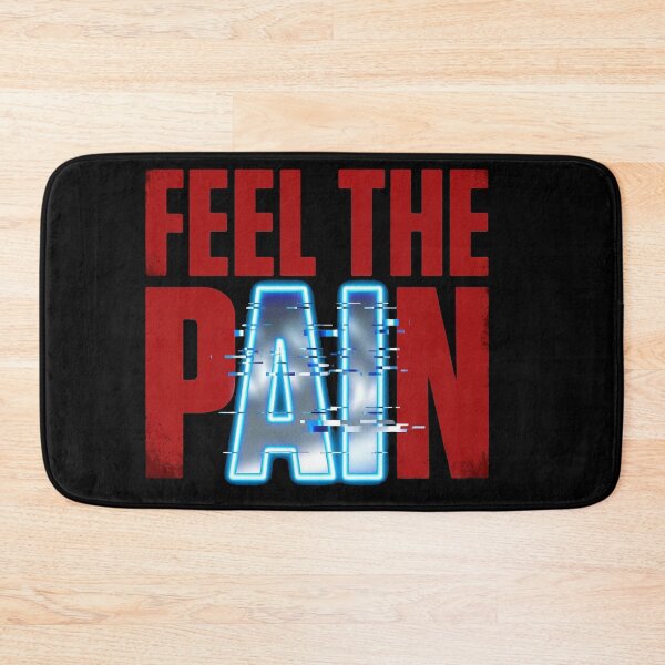 Item preview, Feel The Pain AI Glitch | Ironic AI Streetwear Art designed and sold by REAL IRISH GIFTS.