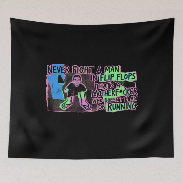 Item preview, Never fight a man in flip flops That 's a motherfucker who doesn't plan on running designed and sold by rioferdee.