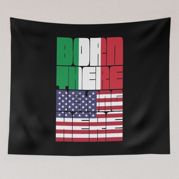 Item preview, Born Italy Belong American designed and sold by FlagX.