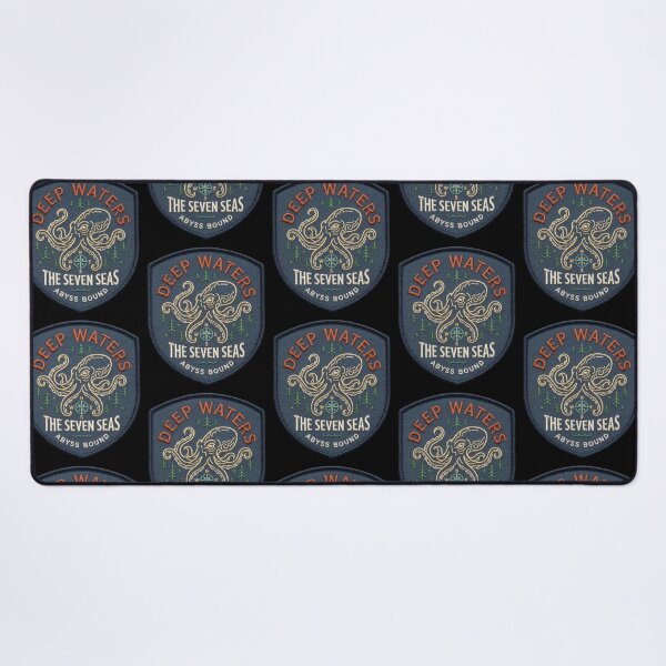 Item preview, Deep Waters – Nautical Octopus Patch Design designed and sold by Dogandesighn.