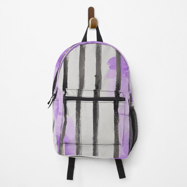 Item preview, Lavender Black Stripe Pattern designed and sold by bubblegoth.