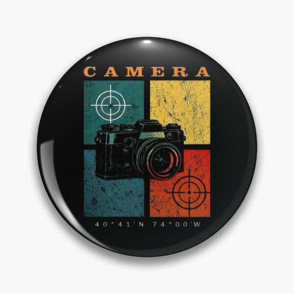 Item preview, Retro Camera Focus – NYC Coordinates Design designed and sold by Dogandesighn.