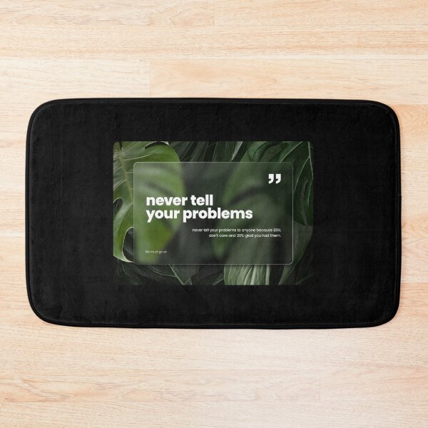 Item preview, never tell your problems designed and sold by anargamanoppo.