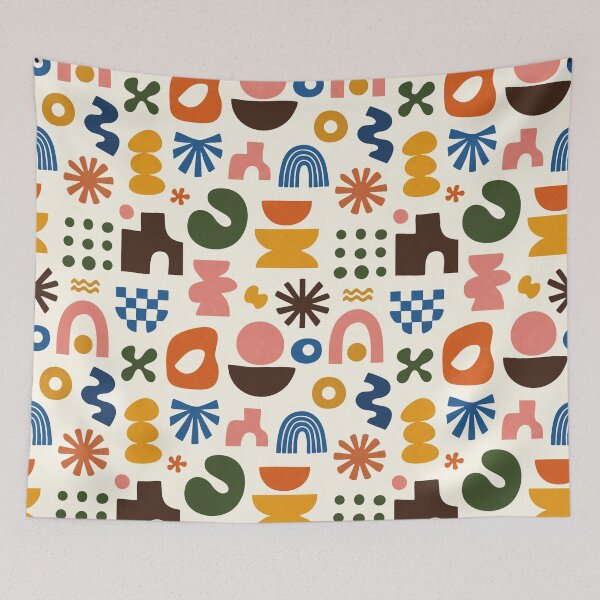 Item preview, Playful Modernist Mosaic designed and sold by trajeado14.