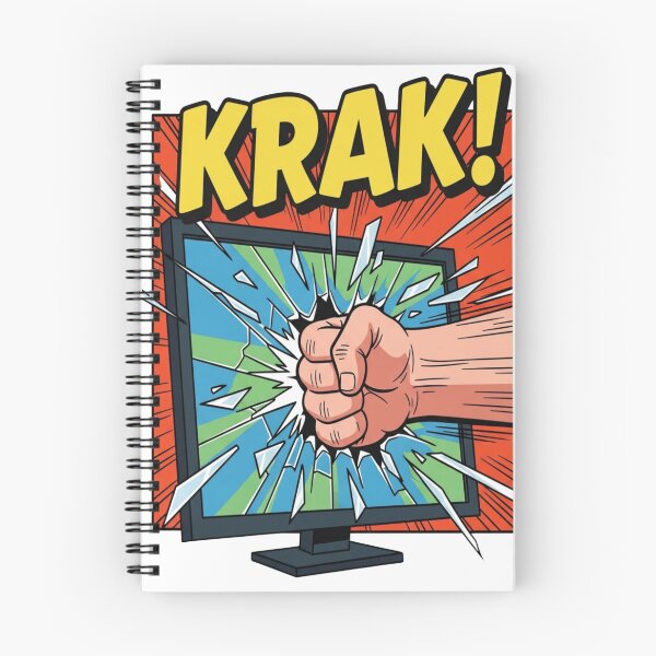 Item preview, KRAK! Gamer Rage Smash - Epic Screen Breaker designed and sold by Dzblack.