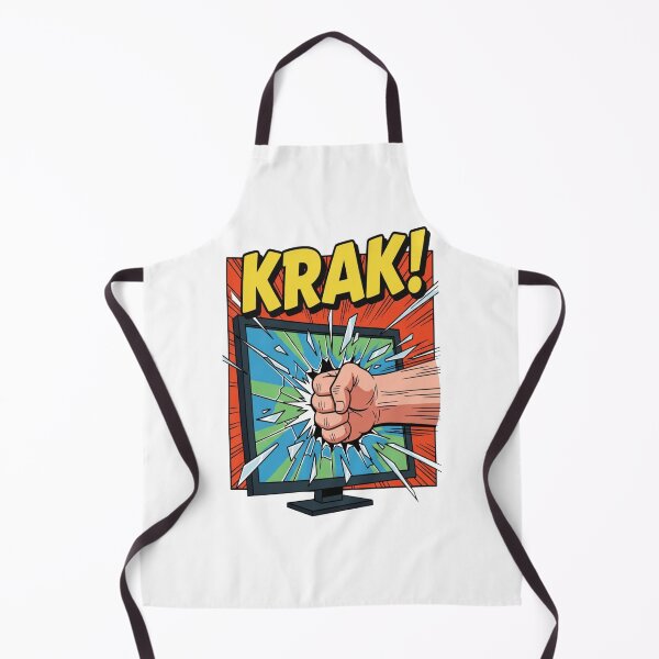 Item preview, KRAK! Gamer Rage Smash - Epic Screen Breaker designed and sold by Dzblack.