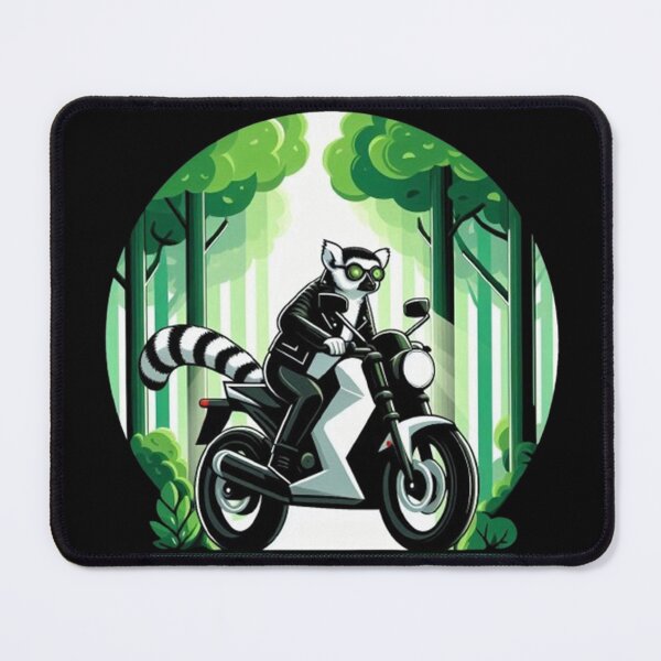 Item preview, Motorcycle Lemur – Forest Rebel Character Design designed and sold by Dogandesighn.