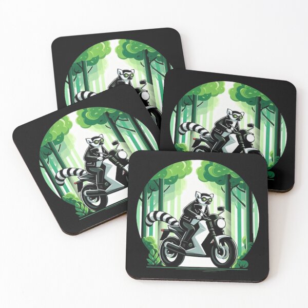 Item preview, Motorcycle Lemur – Forest Rebel Character Design designed and sold by Dogandesighn.