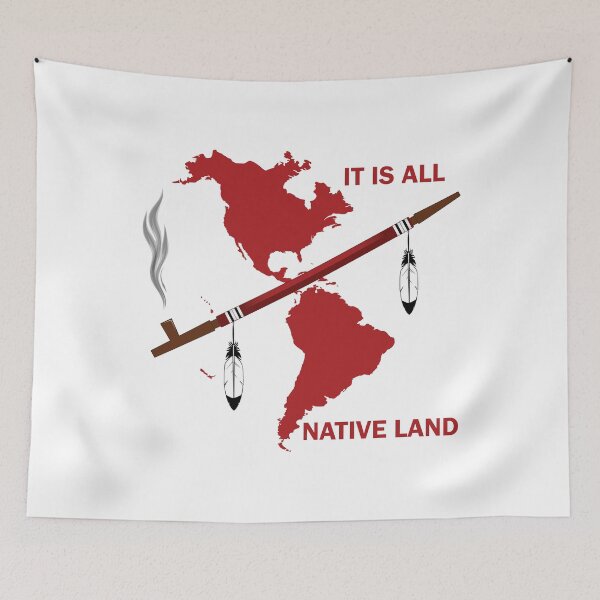 Item preview, Native American It is all Native land designed and sold by JanessaHardi.