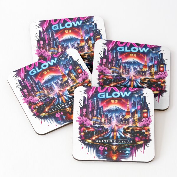 Item preview, Copy of Tokyo Glow – Premium Neon Cyberpunk Streetwear designed and sold by Culture Atlas .