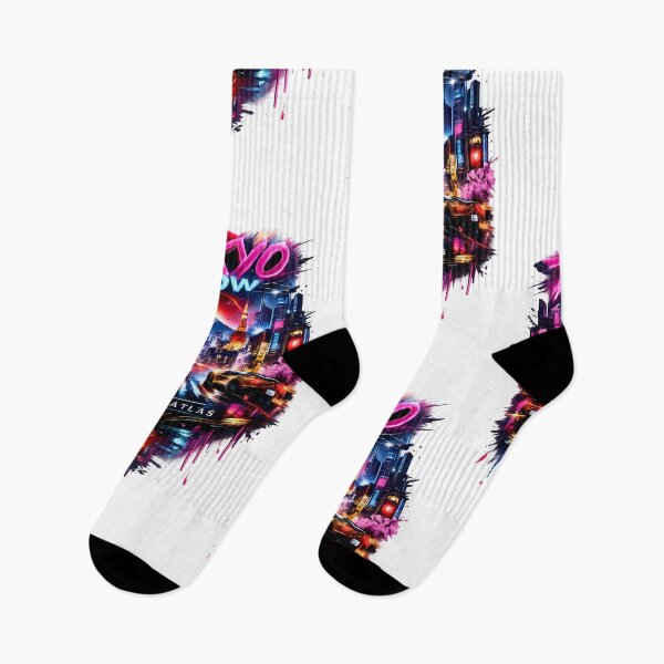 Item preview, Copy of Tokyo Glow – Premium Neon Cyberpunk Streetwear designed and sold by Culture Atlas .