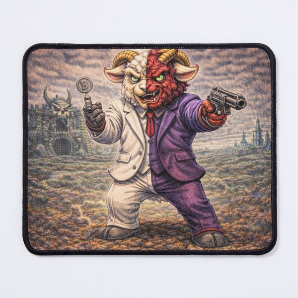 Item preview, Muttonface, Deranged Dual-Sheep Mastermind | Sheep-Man Sheepism Parody designed and sold by Thpoar.