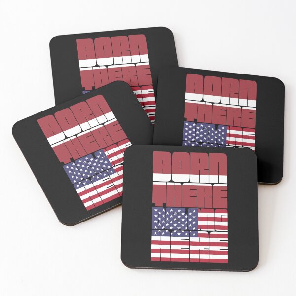 Item preview, Born Latvia Belong American designed and sold by FlagX.