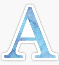 Sapphire Watercolor Α Sticker
