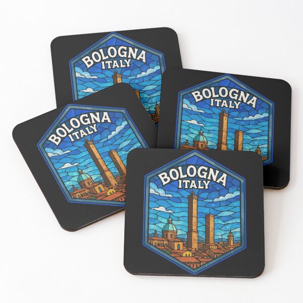 Item preview, Bologna Italy Stained Glass Travel designed and sold by TomFrontierArt.