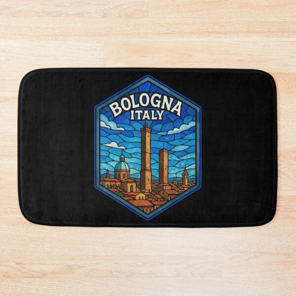 Item preview, Bologna Italy Stained Glass Travel designed and sold by TomFrontierArt.