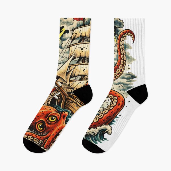 Item preview, kraken attack designed and sold by hiperdinotees.