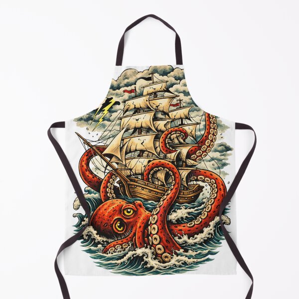 Item preview, kraken attack designed and sold by hiperdinotees.