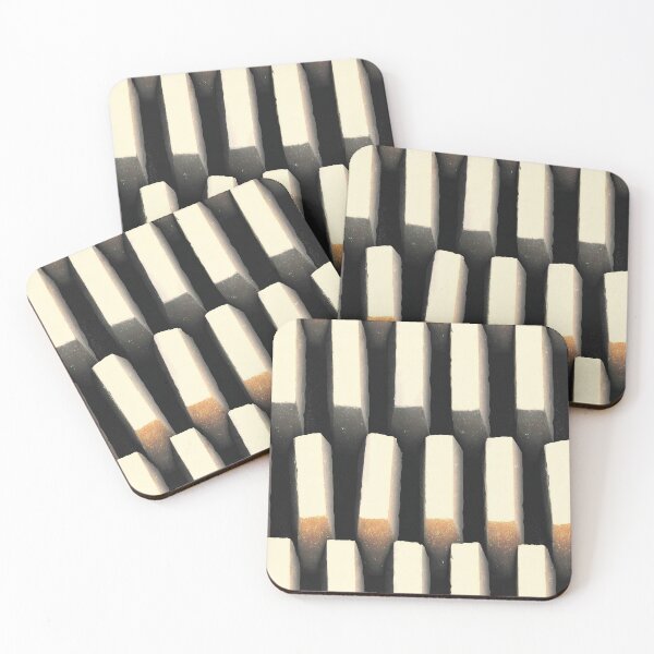 Item preview, Art Deco Ivory Gold Stripes designed and sold by bubblegoth.