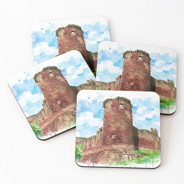 Item preview, Watercolour Illustration of Bothwell Castle, Lanarkshire, Scotland designed and sold by davidelder.