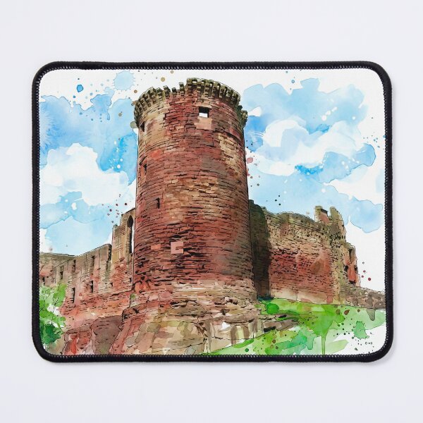 Item preview, Watercolour Illustration of Bothwell Castle, Lanarkshire, Scotland designed and sold by davidelder.