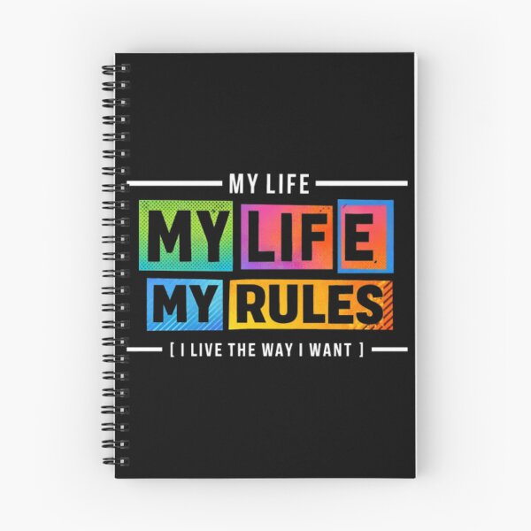 Item preview, My Life My Rules – Bold Statement Design designed and sold by Dogandesighn.
