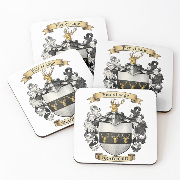 Item preview, The Bradford Family Coat of Arms designed and sold by BagTown Clans.