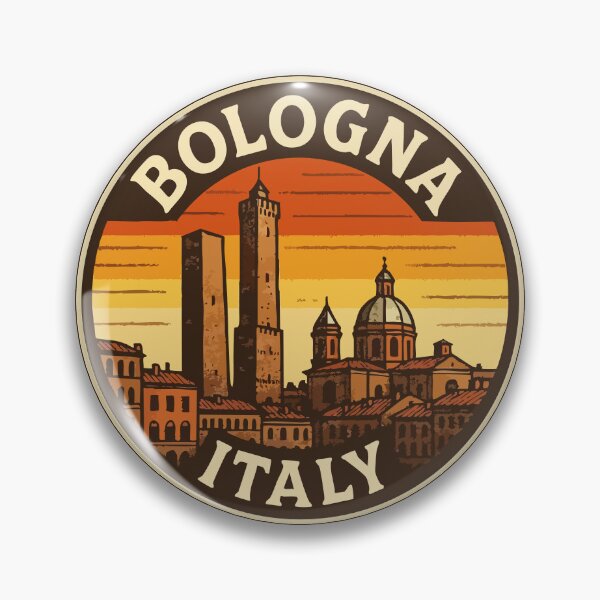 Artikelvorschau, Bologna, Italien, Retro-Vintage entworfen und verkauft von TomFrontierArt.