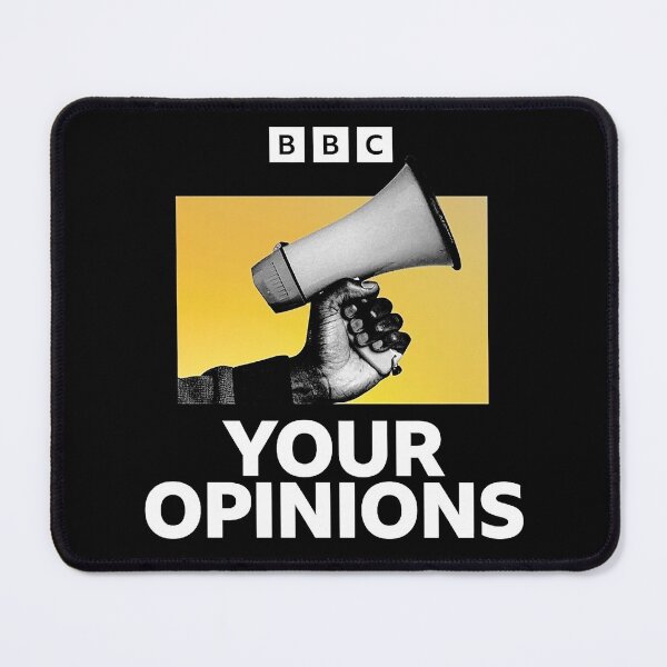 Item preview, BBC Your Opinions Megaphone Protest Art designed and sold by billyawoodwrd.