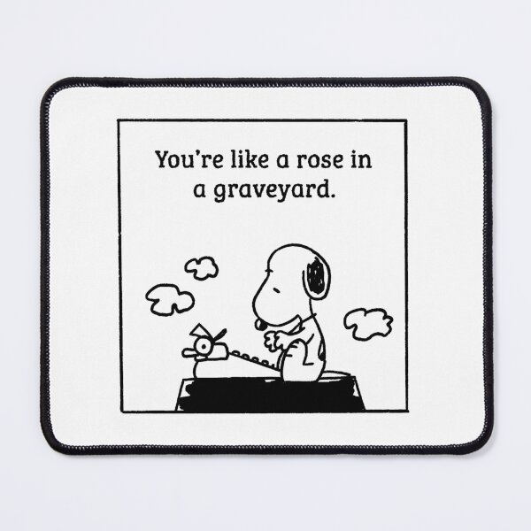 Item preview, snoopy reading alchemised manacled quote designed and sold by liveawhimsylife.