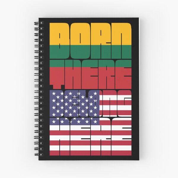 Item preview, Born Lithuania Belong American designed and sold by FlagX.