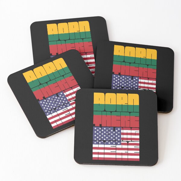 Item preview, Born Lithuania Belong American designed and sold by FlagX.