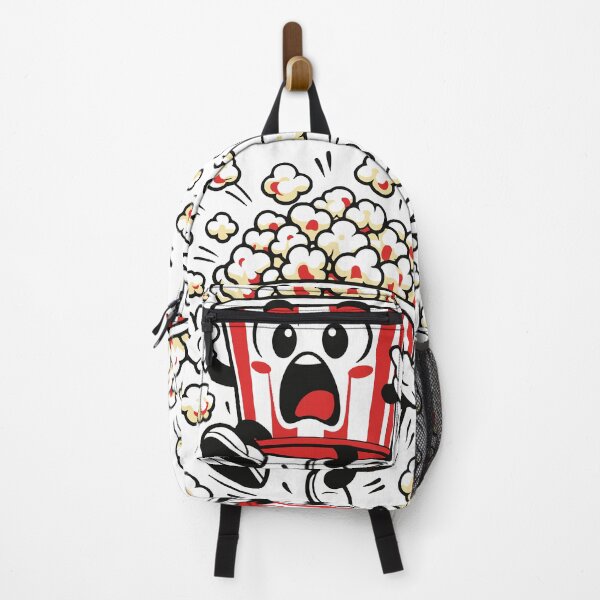 Item preview, A popcorn bucket exploding with chaotic excitement. The playful design captures energetic fun and exaggerated cartoon humor. designed and sold by Dejbar.