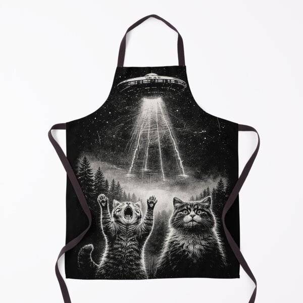 Item preview, Vintage Cat UFO Meme, Funny Cat Retro designed and sold by will freed18.