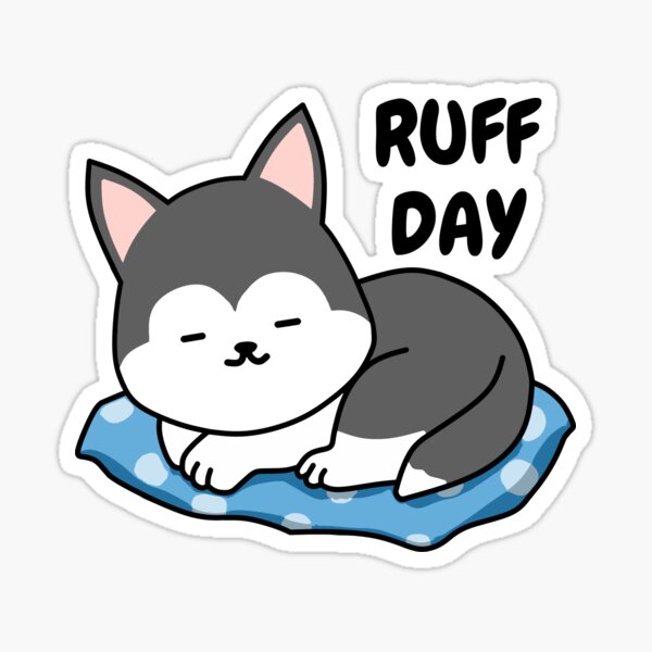 Artikel-Vorschau von Ruff Day Husky, designt und verkauft von Hustlercredo.