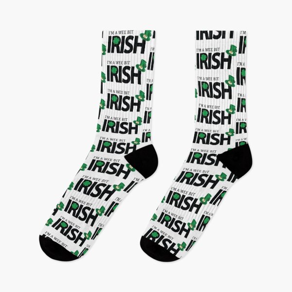 Item preview, I'm a Wee Bit Irish Funny St Patrick's Day Irish Humor Design designed and sold by Moriarty's Digital Visions.