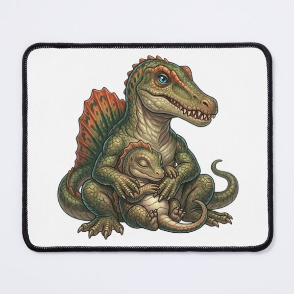 Item preview, Spinosaurus mother and baby: The sailing giant of the Cretaceous designed and sold by CHRIST5000.