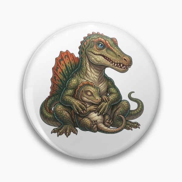 Item preview, Spinosaurus mother and baby: The sailing giant of the Cretaceous designed and sold by CHRIST5000.
