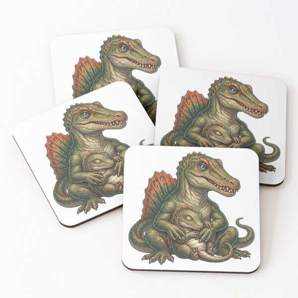 Item preview, Spinosaurus mother and baby: The sailing giant of the Cretaceous designed and sold by CHRIST5000.