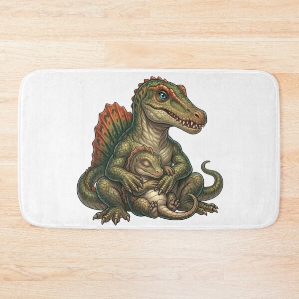 Item preview, Spinosaurus mother and baby: The sailing giant of the Cretaceous designed and sold by CHRIST5000.