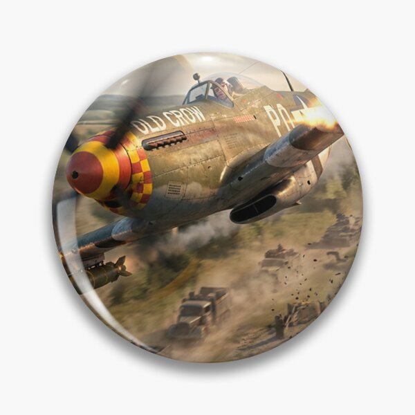 Item preview, P51 Mustang Old Crow Strafe designed and sold by Airpower Art.