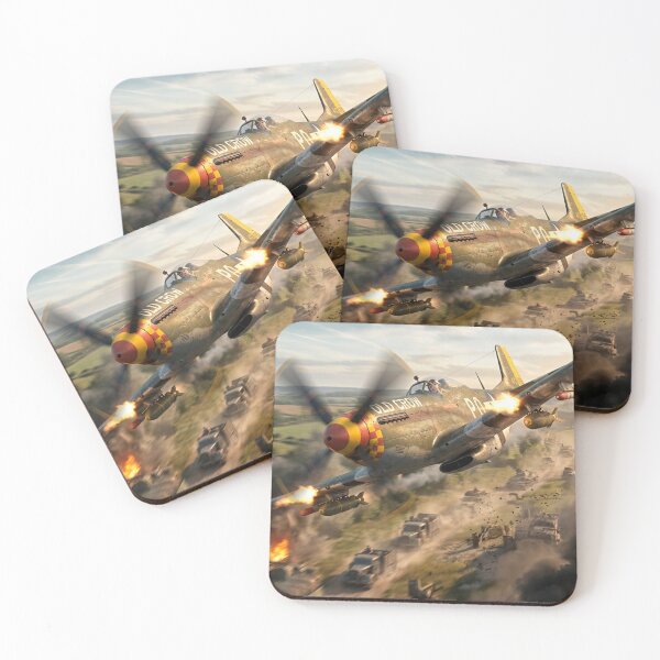 Item preview, P51 Mustang Old Crow Strafe designed and sold by Airpower Art.