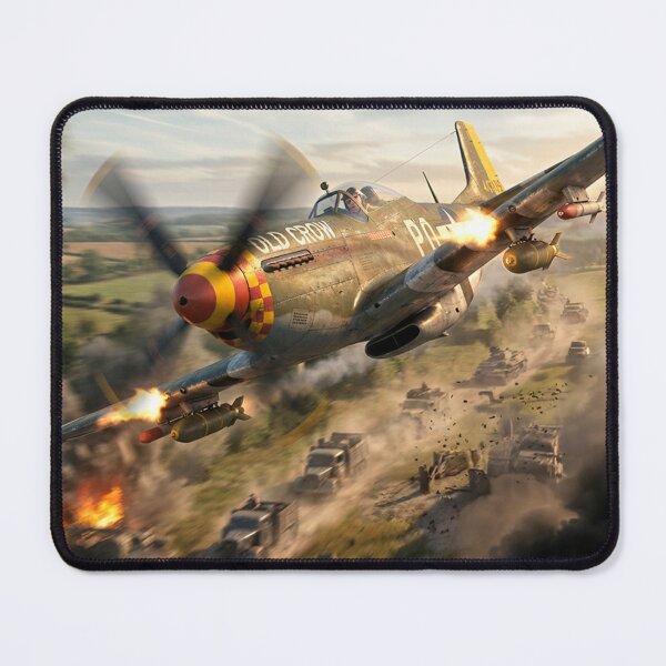 Item preview, P51 Mustang Old Crow Strafe designed and sold by Airpower Art.
