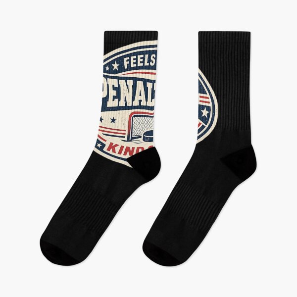 Item preview, Hockey Feels Like A Penalty Box Kind Of Day Ice Hockey Player Fan designed and sold by kefayatullah.