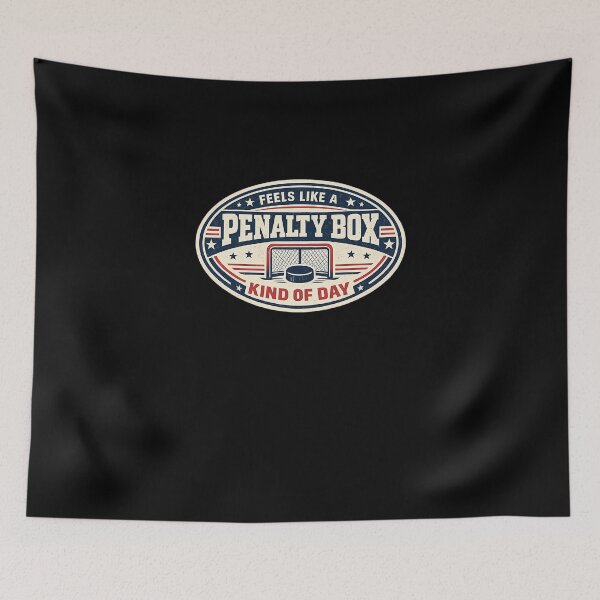 Item preview, Hockey Feels Like A Penalty Box Kind Of Day Ice Hockey Player Fan designed and sold by kefayatullah.